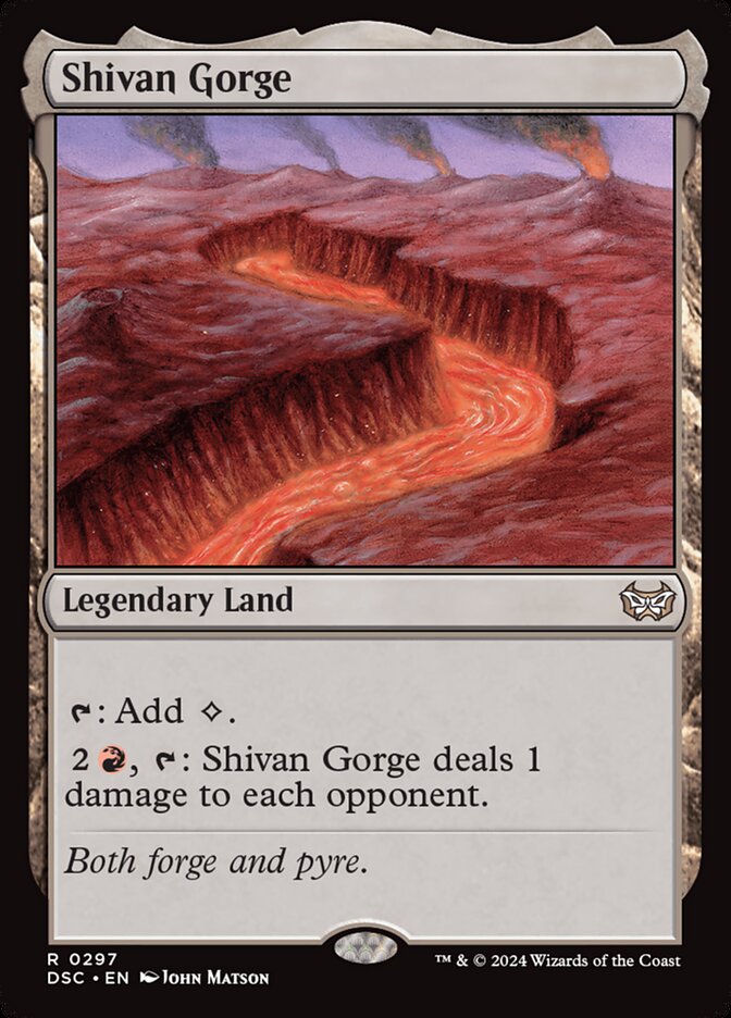 Shivan Gorge: Duskmourn: House of Horror Commander