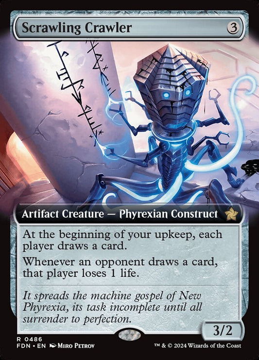 Scrawling Crawler (Extended Art) - (Foil): Foundations