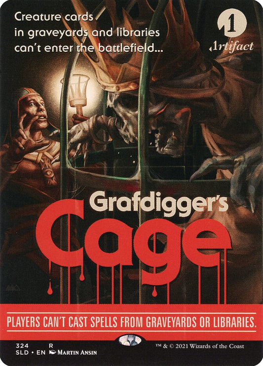 Grafdigger's Cage (Secret Lair) (Borderless): Secret Lair Drop