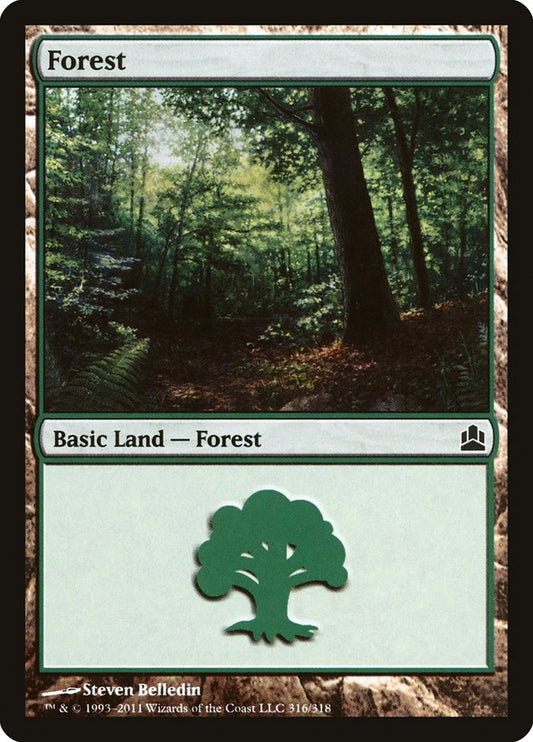 Forest (#316): Commander 2011