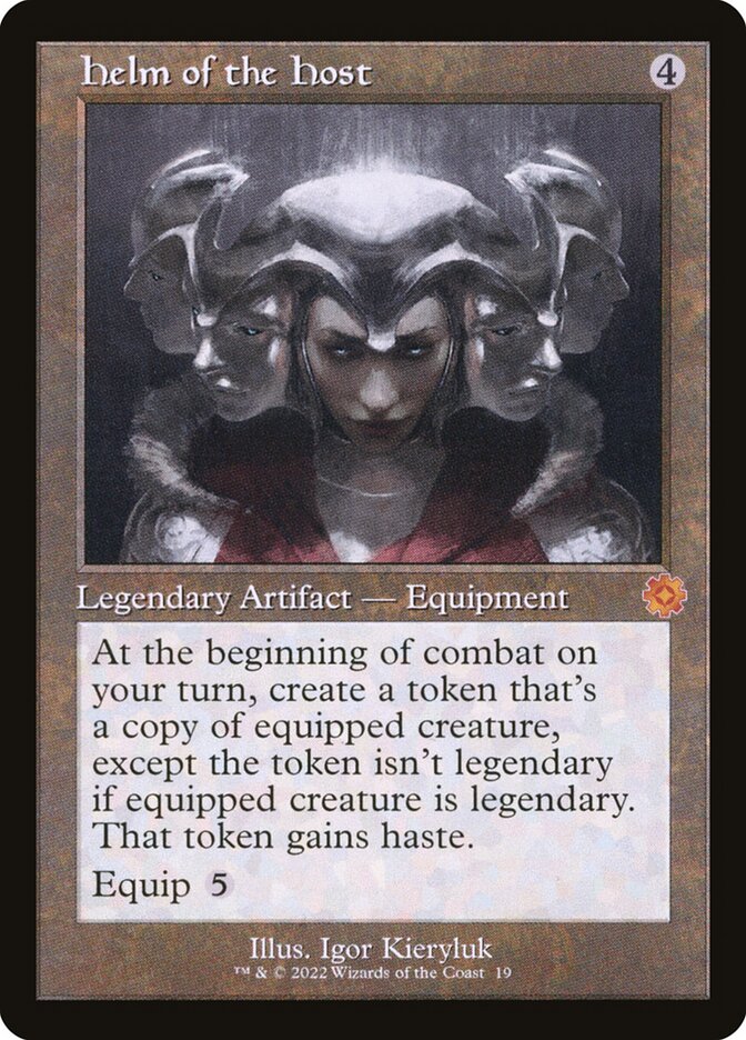 Helm of the Host (#019) (Retro Frame) - (Foil): The Brothers' War Retro Artifacts