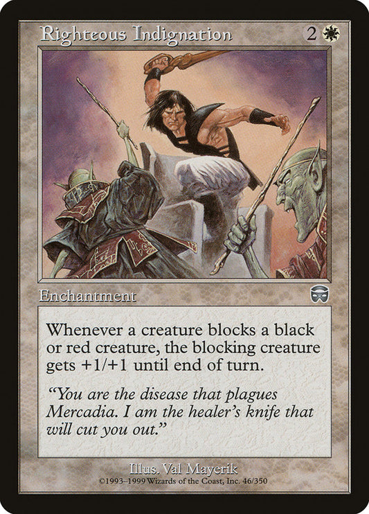 Righteous Indignation - (Foil): Mercadian Masques