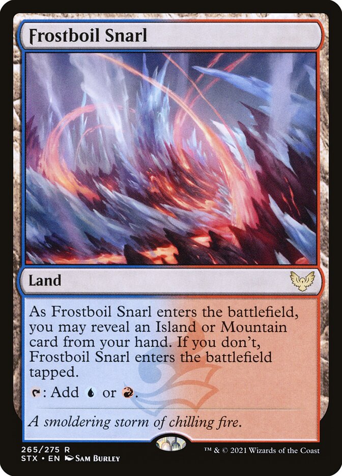 Frostboil Snarl - (Foil): Strixhaven: School of Mages