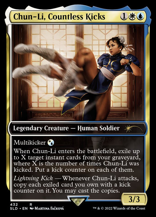 Chun-Li, Countless Kicks (Street Fighter) (Secret Lair) (Full Art): Secret Lair Drop