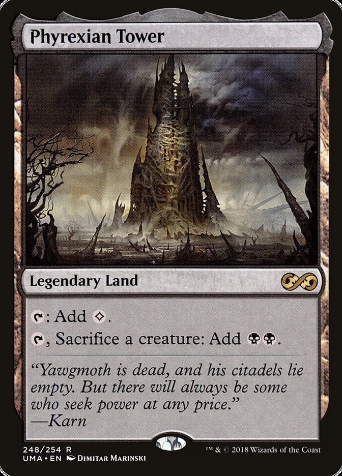 Phyrexian Tower - (Foil): Ultimate Masters