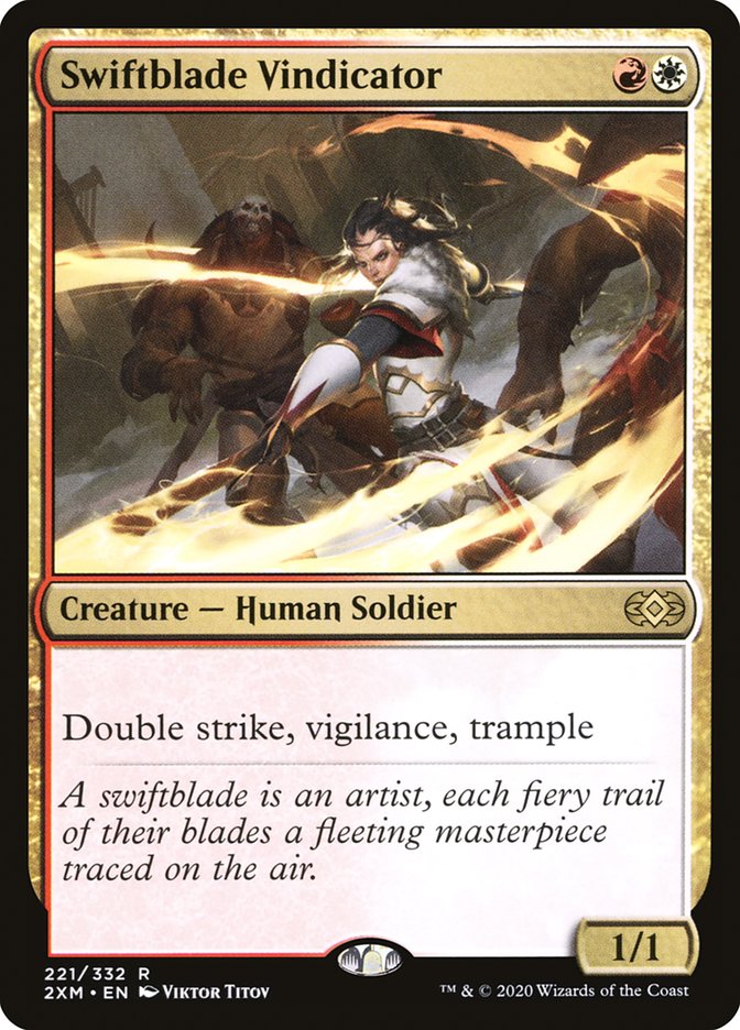 Swiftblade Vindicator - (Foil): Double Masters