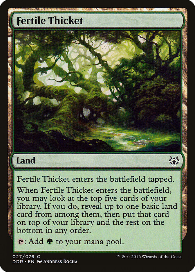 Fertile Thicket: Duel Decks: Nissa vs. Ob Nixilis