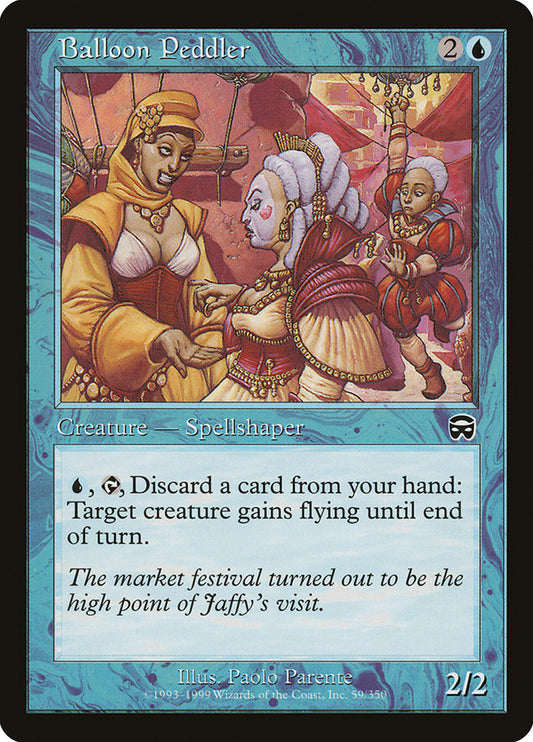 Balloon Peddler - (Foil): Mercadian Masques