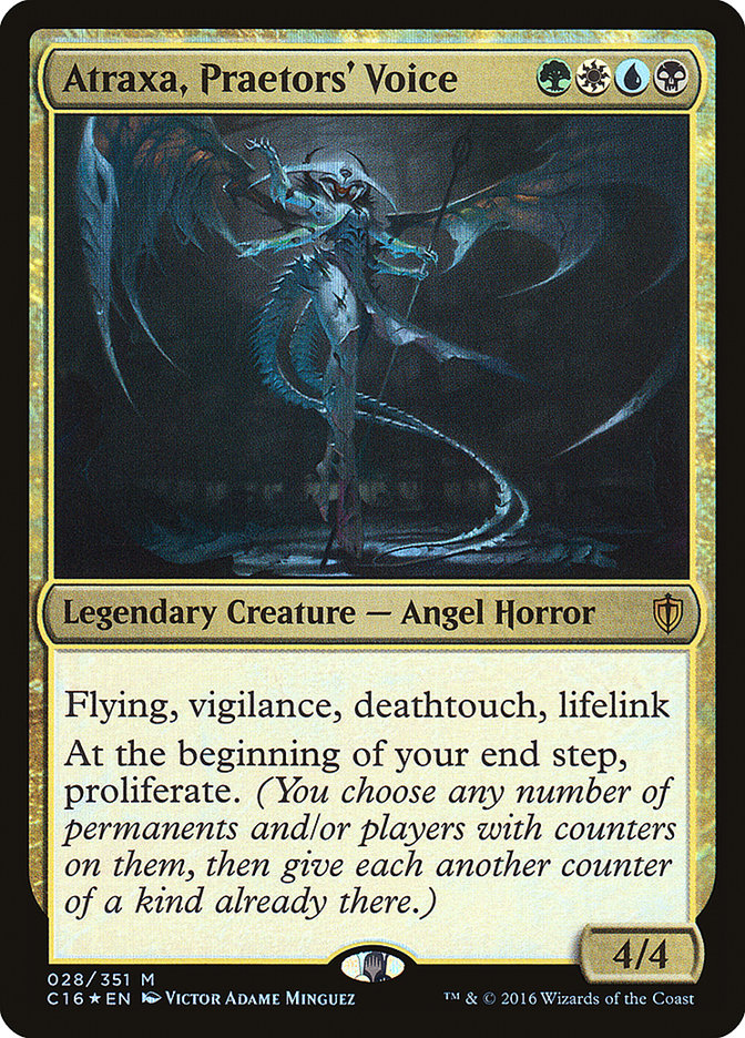 Atraxa, Praetors' Voice - (Foil): Commander 2016