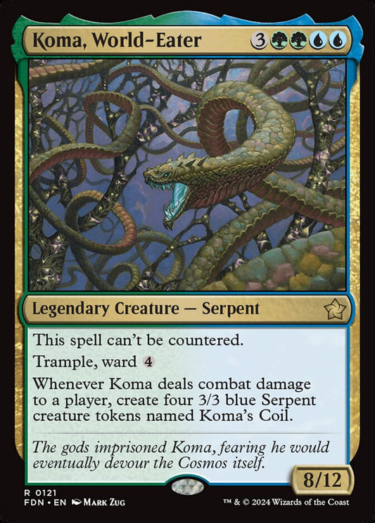 Koma, World-Eater - (Foil): Foundations