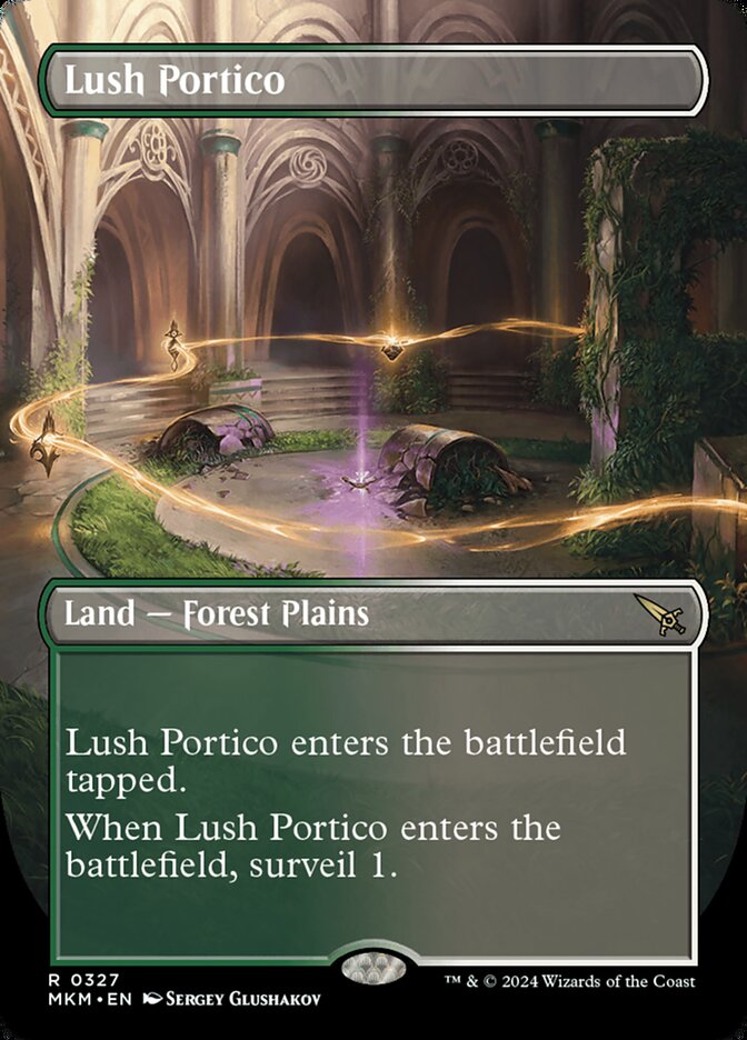 Lush Portico (Borderless) - (Foil): Murders at Karlov Manor