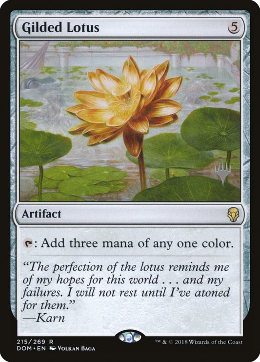 Gilded Lotus (Promo Pack) (Dominaria) - (Foil): Dominaria Promos