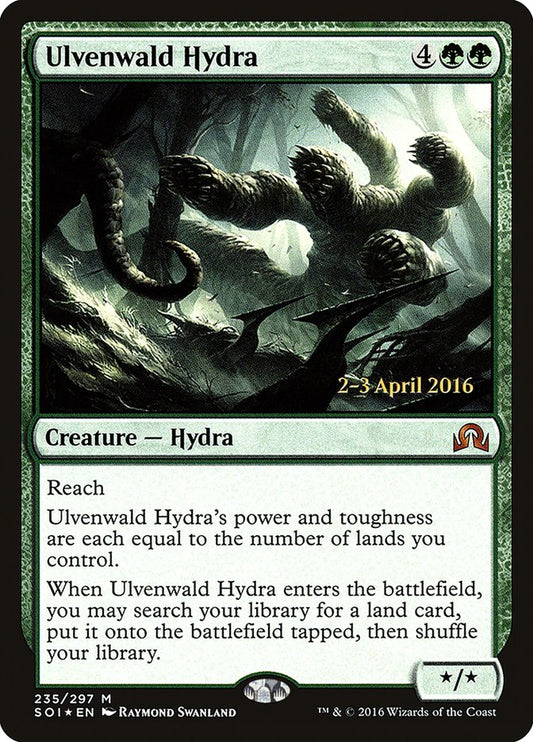 Ulvenwald Hydra (Prerelease) (Shadows over Innistrad) - (Foil): Shadows over Innistrad Promos