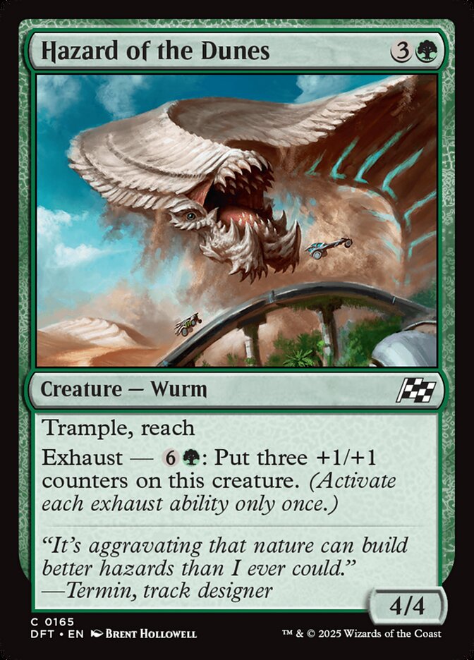 Hazard of the Dunes - (Foil): Aetherdrift