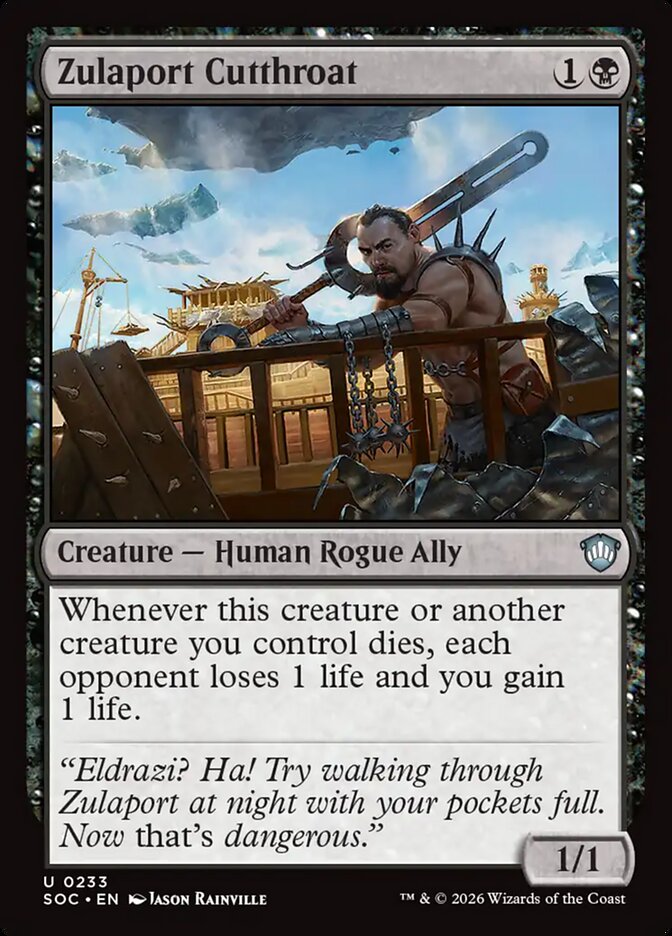 Zulaport Cutthroat: Secrets of Strixhaven Commander