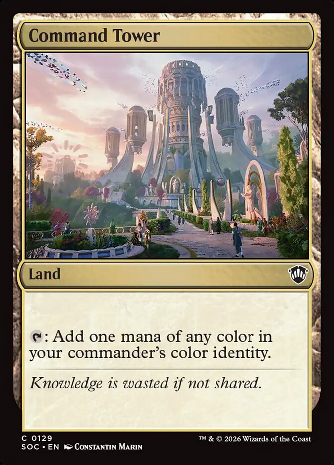 Command Tower: Secrets of Strixhaven Commander