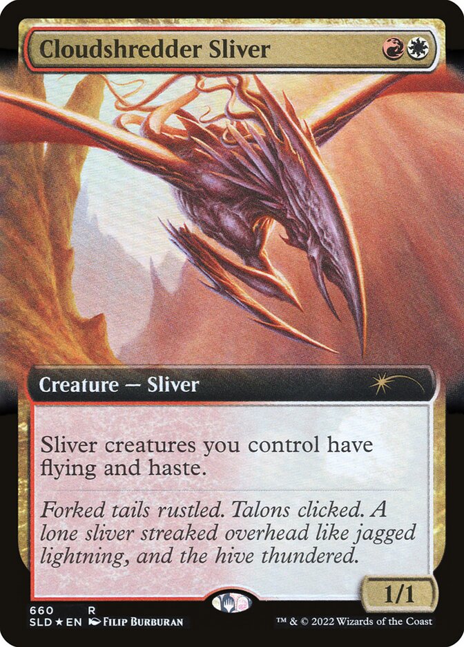Cloudshredder Sliver (Secret Lair) (Extended Art) - (Foil): Secret Lair Drop