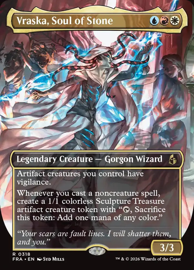 Vraska, Soul of Stone (Borderless) (#318)