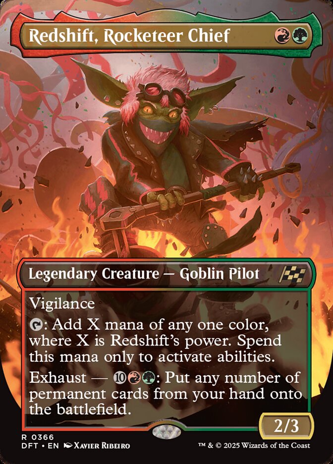 Redshift, Rocketeer Chief (Borderless): Aetherdrift