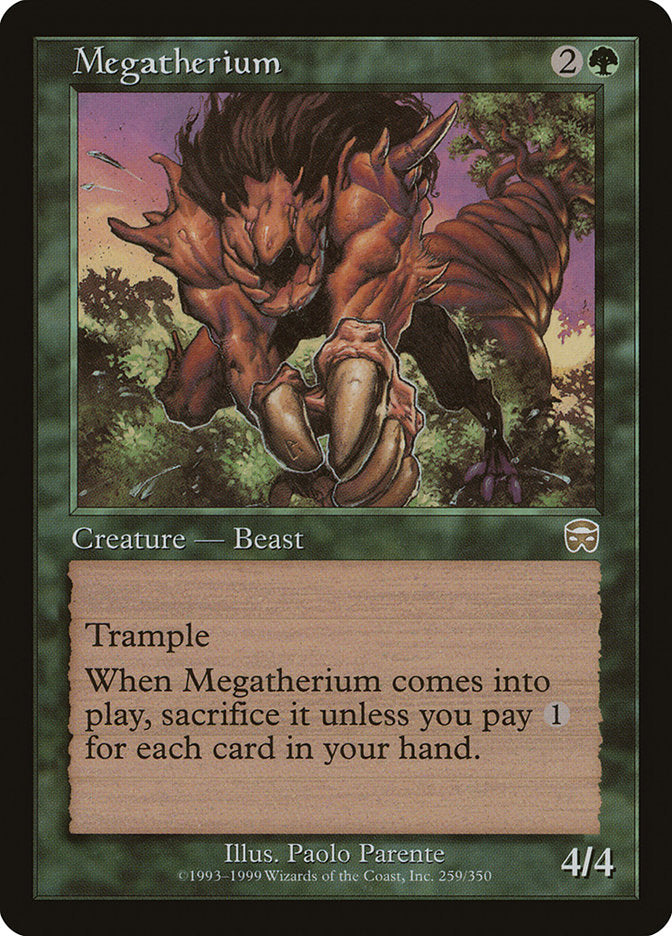 Megatherium - (Foil): Mercadian Masques