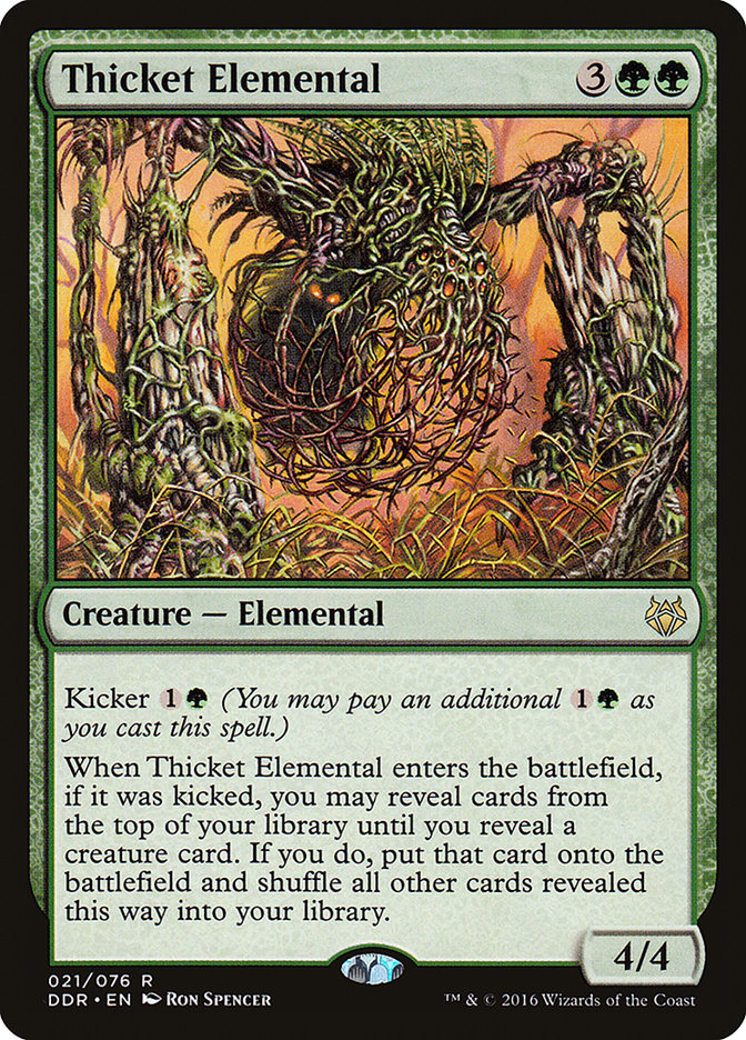 Thicket Elemental: Duel Decks: Nissa vs. Ob Nixilis