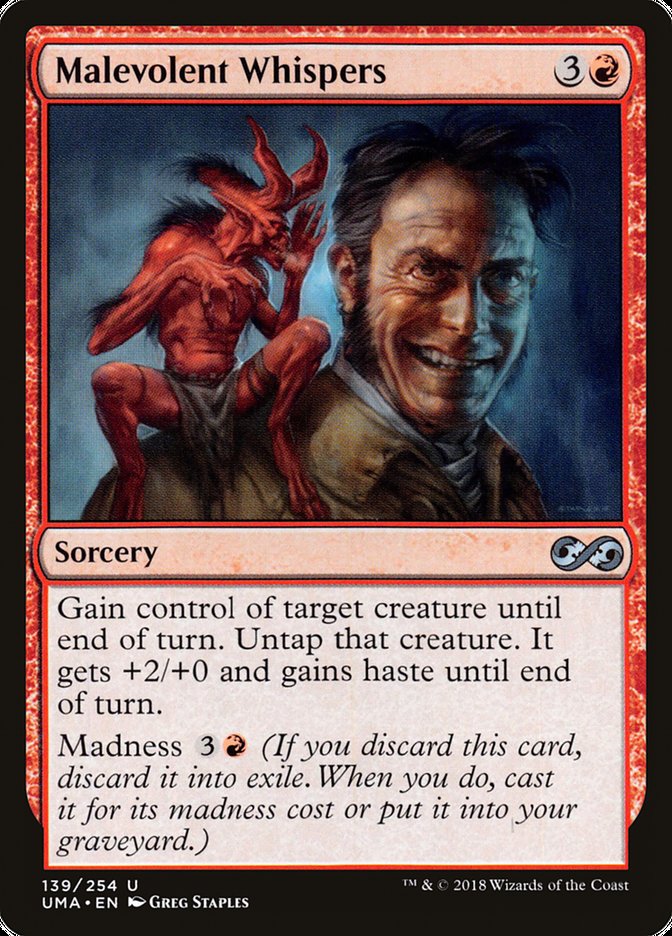 Malevolent Whispers - (Foil): Ultimate Masters