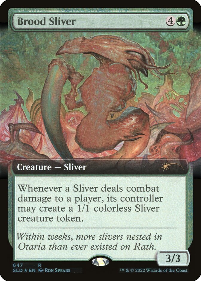Brood Sliver (Secret Lair) (Extended Art) - (Foil)