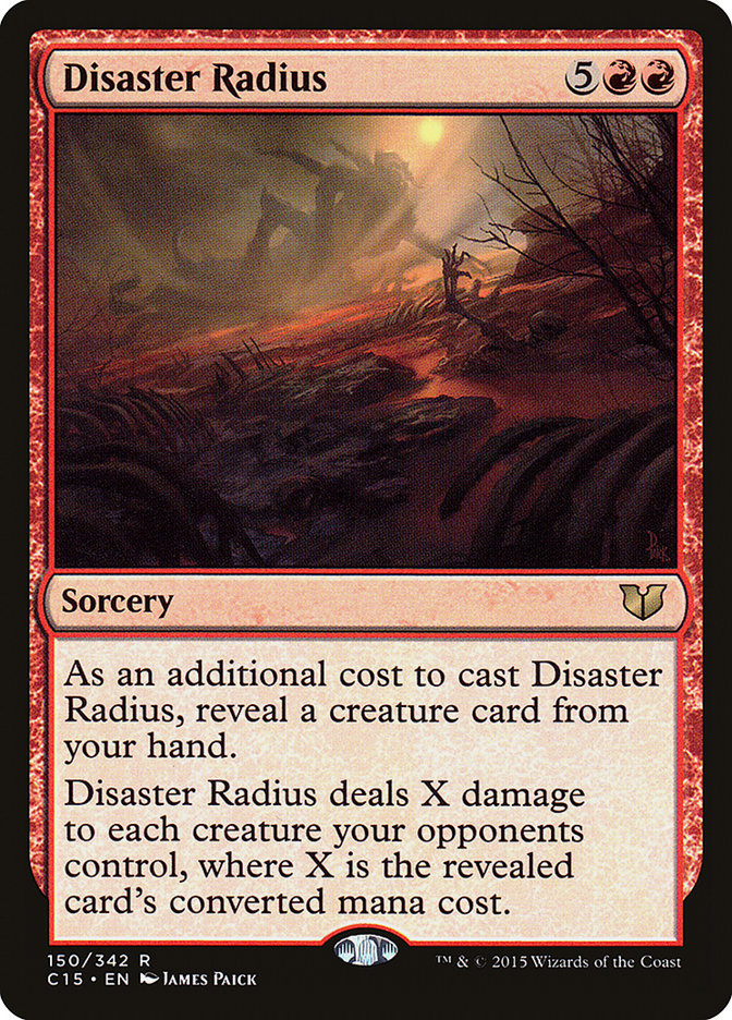 Disaster Radius: Commander 2015