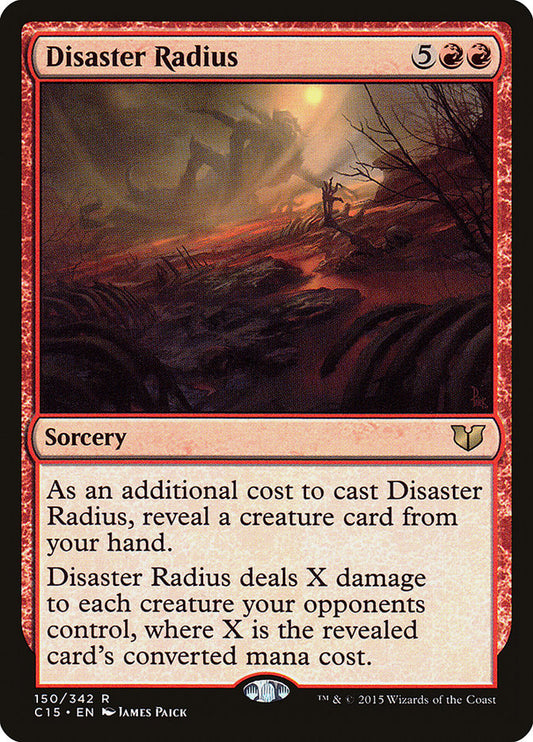 Disaster Radius: Commander 2015