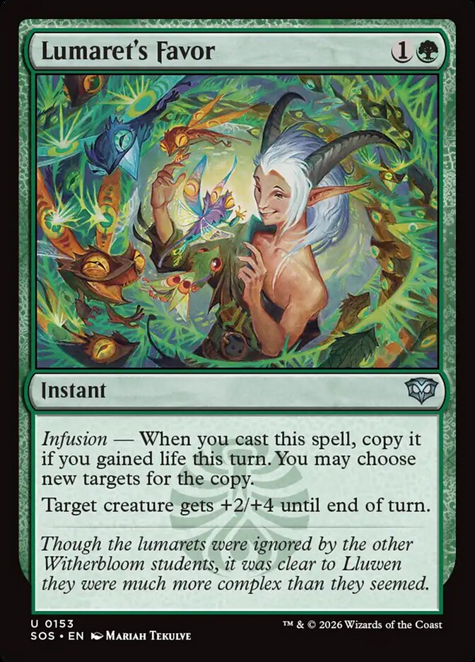 Lumaret's Favor: Secrets of Strixhaven