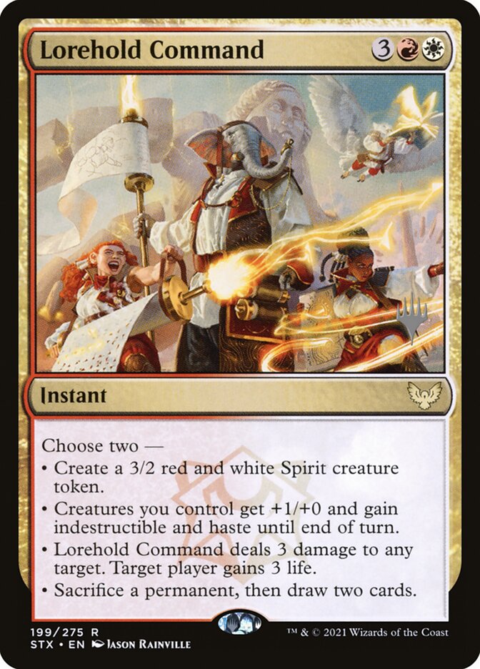 Lorehold Command (Promo Pack) (Strixhaven: School of Mages): Strixhaven: School of Mages Promos