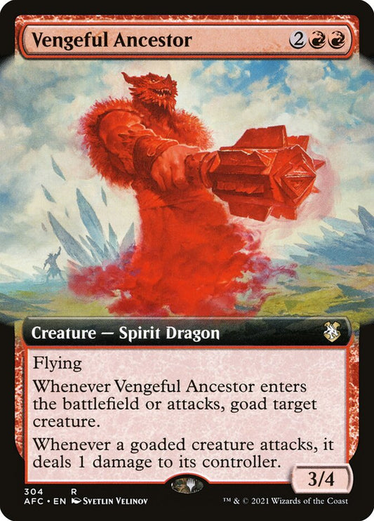 Vengeful Ancestor (Extended Art): Forgotten Realms Commander
