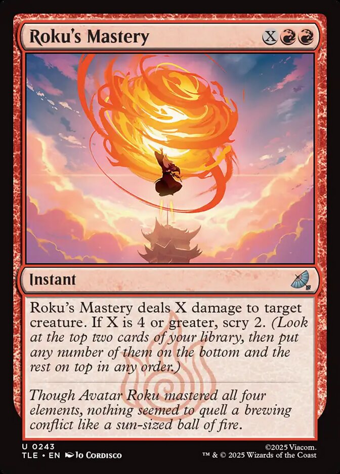 Roku's Mastery: Avatar: The Last Airbender Eternal