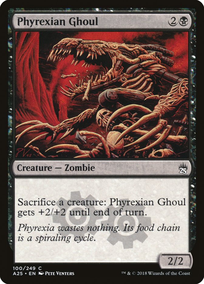 Phyrexian Ghoul - (Foil): Masters 25