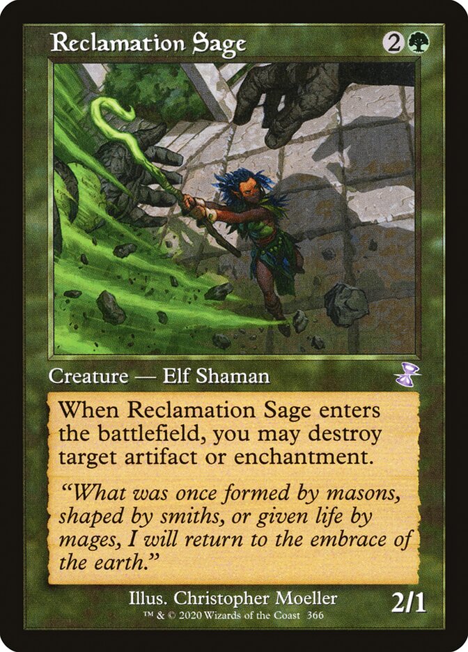 Reclamation Sage (Retro Frame) - (Foil): Time Spiral Remastered