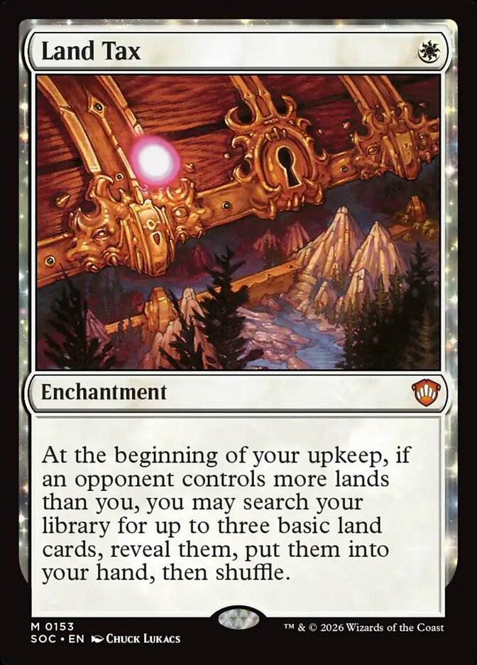 Land Tax: Secrets of Strixhaven Commander