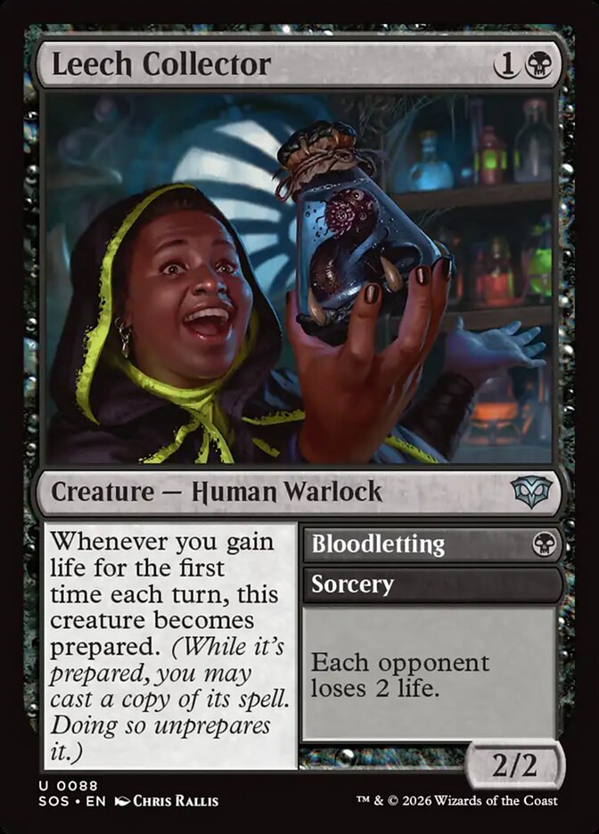Leech Collector // Bloodletting - (Foil): Secrets of Strixhaven