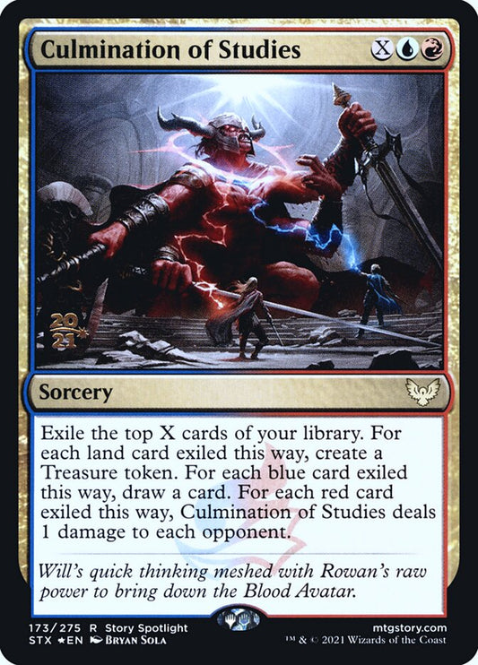 Culmination of Studies (Prerelease) (Strixhaven: School of Mages) - (Foil): Strixhaven: School of Mages Promos