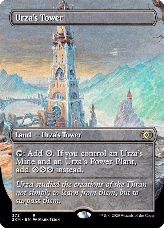 Urza's Tower (Borderless) - (Foil): Double Masters