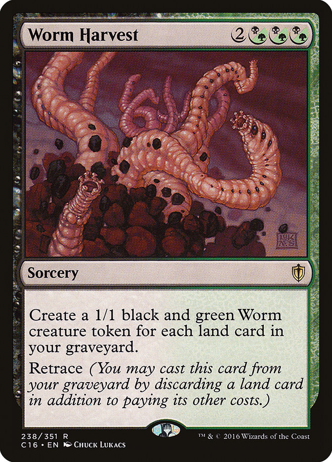 Worm Harvest: Commander 2016