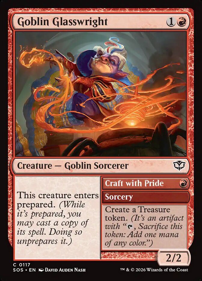 Goblin Glasswright // Craft with Pride: Secrets of Strixhaven