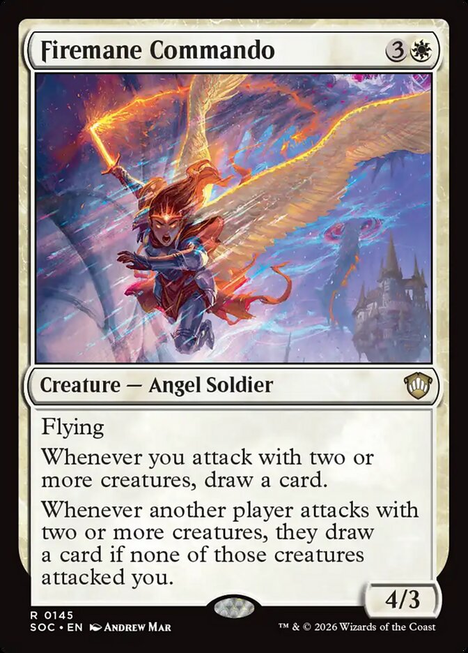 Firemane Commando: Secrets of Strixhaven Commander