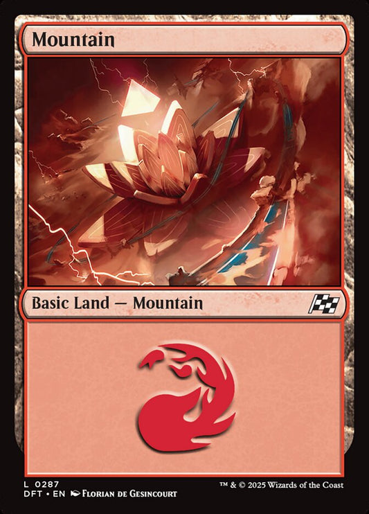 Mountain (#287) - (Foil): Aetherdrift