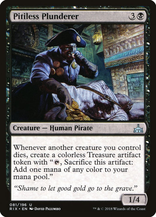 Pitiless Plunderer: Rivals of Ixalan