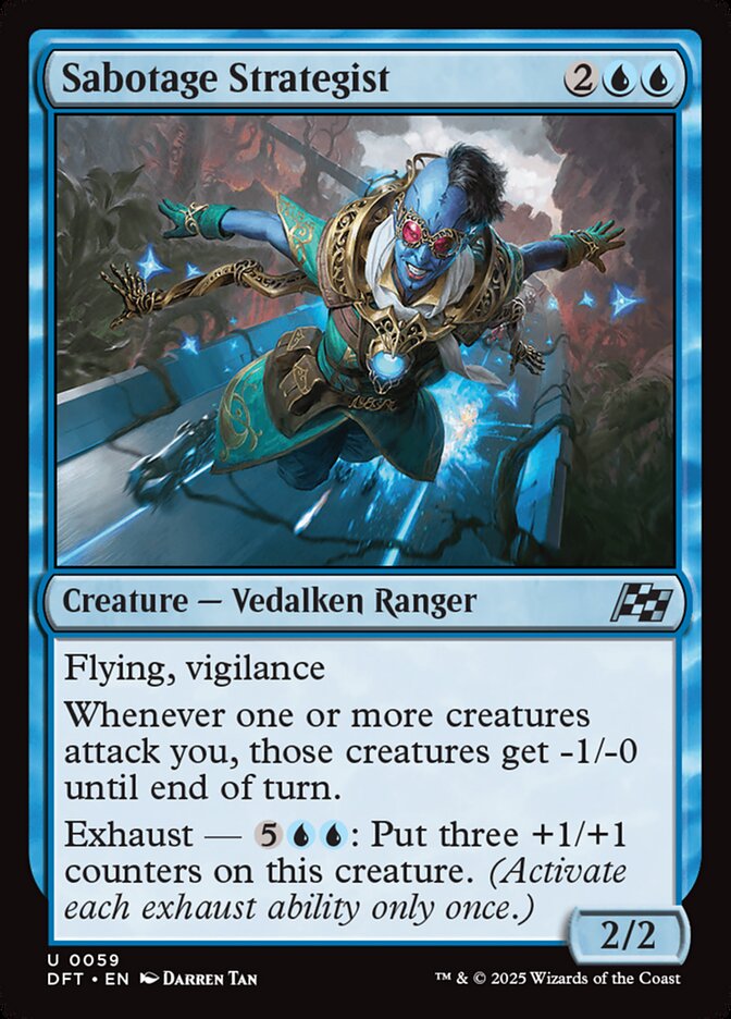 Sabotage Strategist - (Foil): Aetherdrift