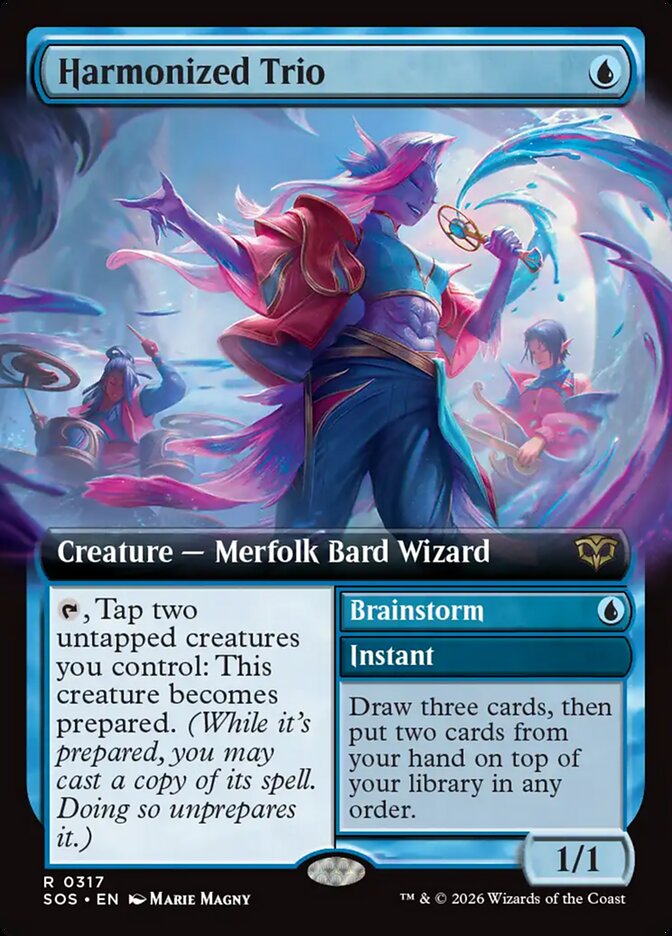 Harmonized Trio // Brainstorm - (Foil): Secrets of Strixhaven