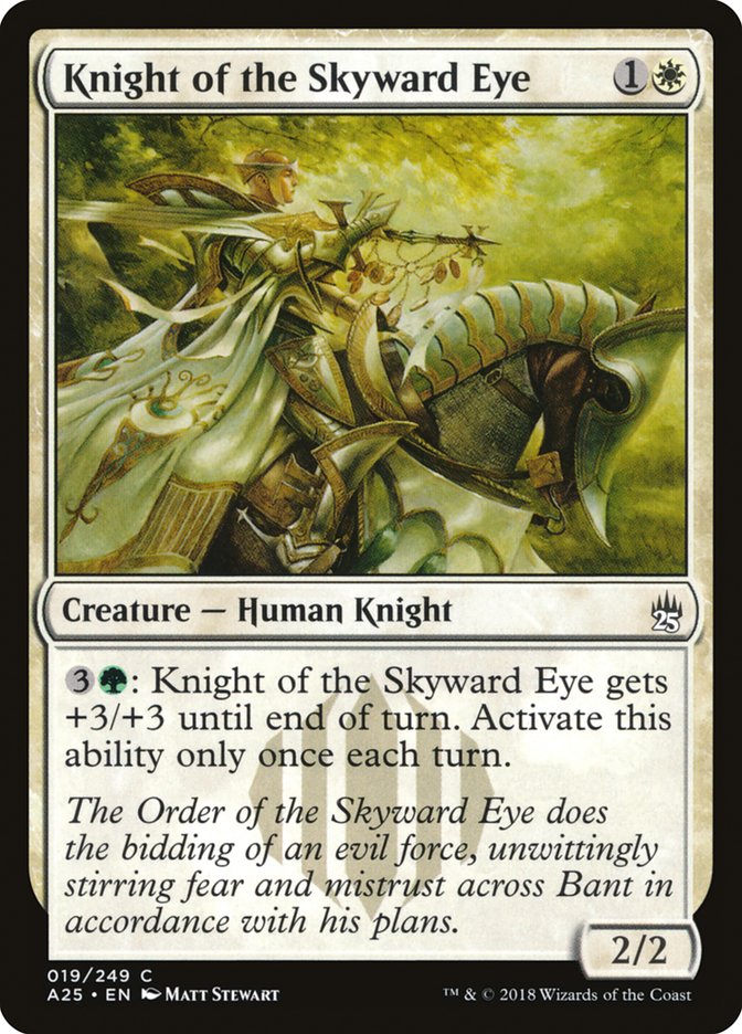 Knight of the Skyward Eye - (Foil): Masters 25