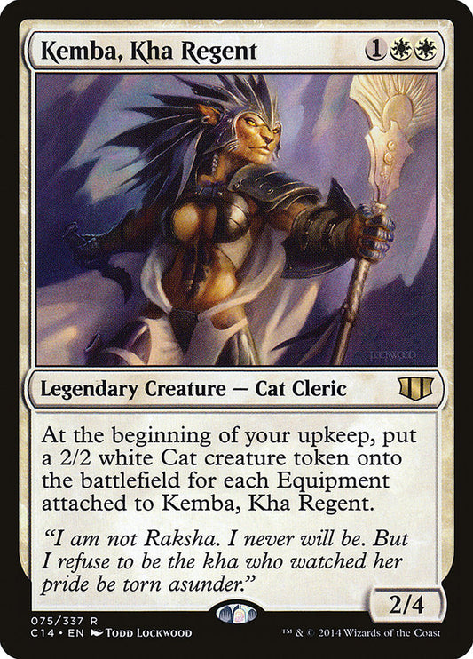 Kemba, Kha Regent: Commander 2014