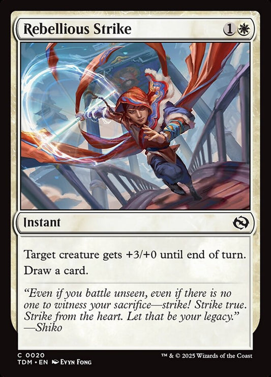 Rebellious Strike - (Foil): Tarkir: Dragonstorm