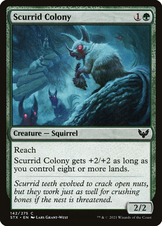 Scurrid Colony - (Foil): Strixhaven: School of Mages